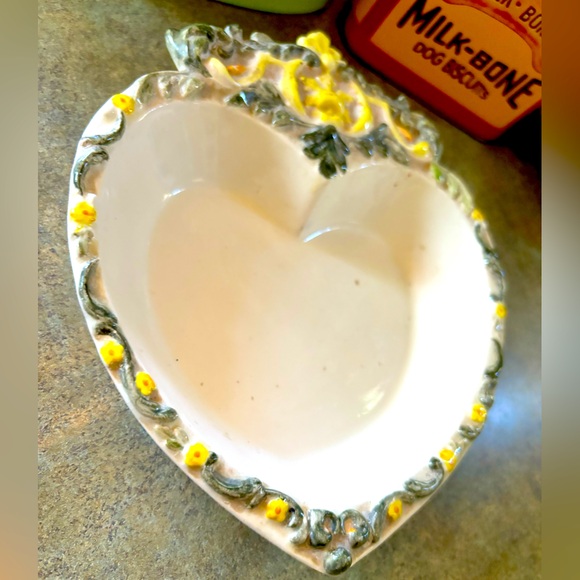 Holiday 2pc California Ceramics Handcrafted Vintage Vanity Trinket Jewelry Trays - Picture 3 of 12